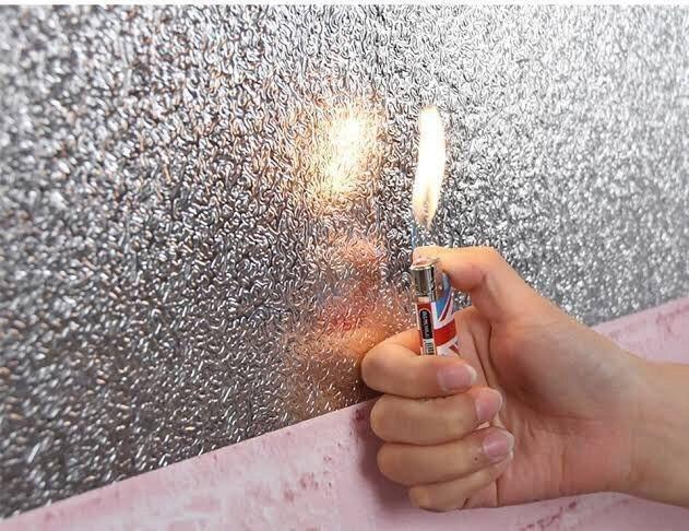 رول استيكر فويل لاصق ملمس محبب مقاوم للنيران