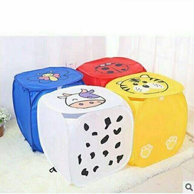 سبت سلة باسكت اشكال كرتونية للألعاب وهدوم ملابس الغسيل متعدد الاستخدامات