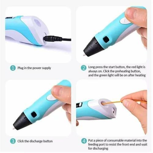 قلم رسم ثري دي لرسومات ومجسمات واقعية