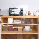 رف منظم لادوات المطبخ والحمام والملابس والاحذية متعدد الاستخدام