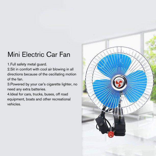 مروحه سياره مشبك لمواجهه حر الصيف وتهوية السيارة 12 فولت