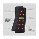 بساط تدليك وتدفئة للجسم ثنائي الاتجاه ب 9 درجات مختلفة مع ريموت كنترول