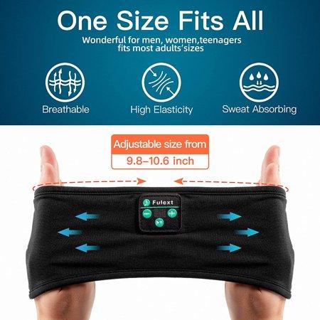 سماعة رأس بلوتوث لعمل المكالمات وسماع الموسيقي والاسترخاء اثناء النوم وممارسة الرياضة