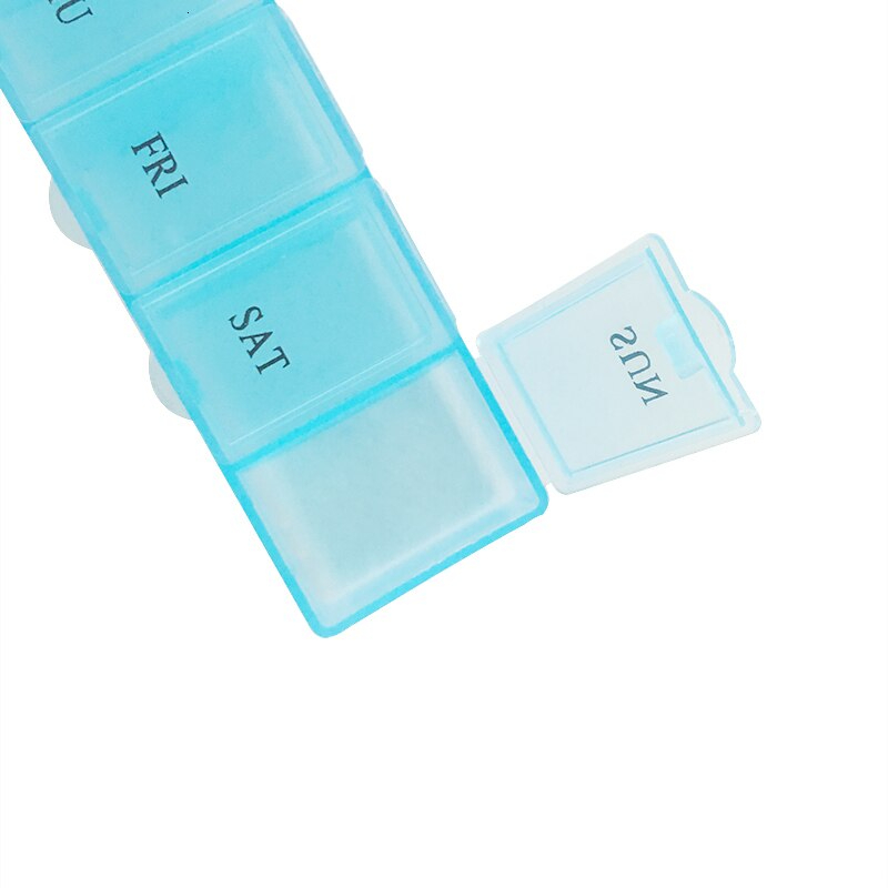 منظم أدوية أسبوعي محمول مثالي لعدم النسيان وللسفر والخروج