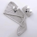 بونيه شعر مايكروفايبر  لتجفيف الشعر اسرع بدون هيشان باشكال كيوت