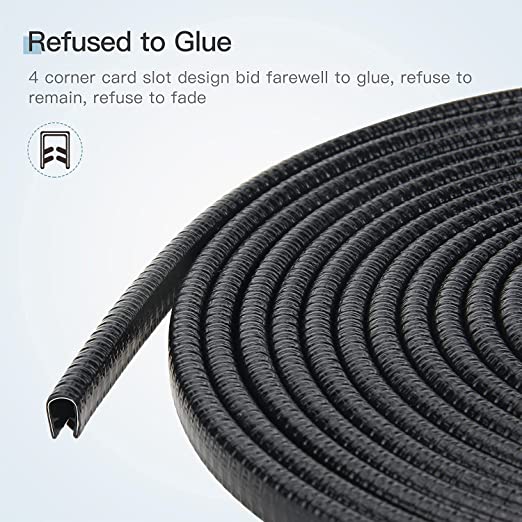 شريط مطاط لحماية ابواب السيارة من الخدوش والصدمات قابل للقص 5 متر