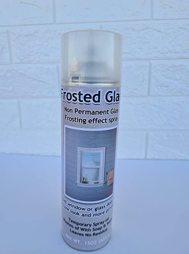 اسبراي تظليل الزجاج الثلجي الأبيض لزجاج النوافذ والحمامات