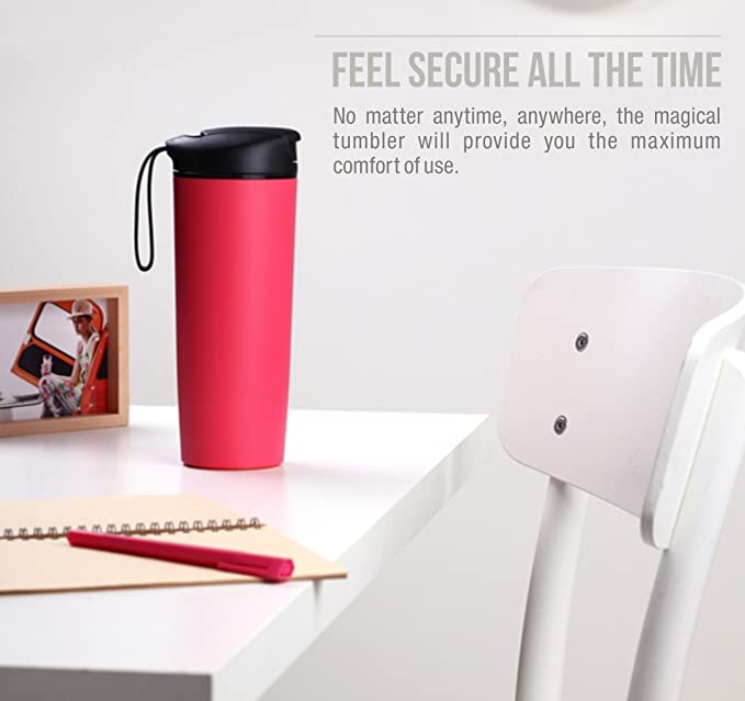 مج حراري مقاوم للانزلاق والوقوع لمنع حوادث وقوع المشروبات على اللابتوب والورق 500 ملي