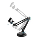 استاند حامل للموبايل والميكروفون متحرك في جميع الاتجاهات لسهولة التصوير والتسجيل والبث المباشر