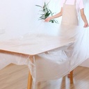 مفرش سفرة بلاستيك قابل لإعادة الاستخدام 10 قطع سهل التنظيف