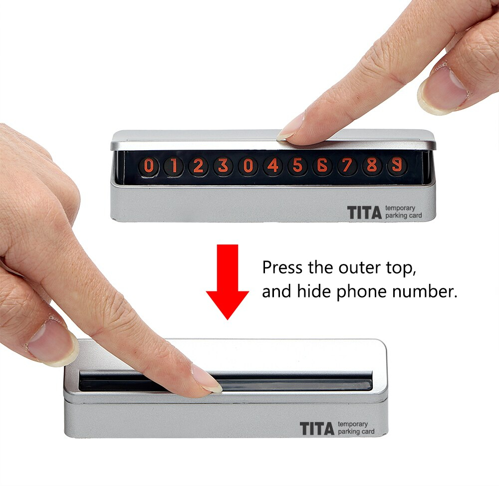 لوحة اظهار ارقام الموبايل في السيارة لسهولة التواصل وقت الركن وفي حالات الطوارئ