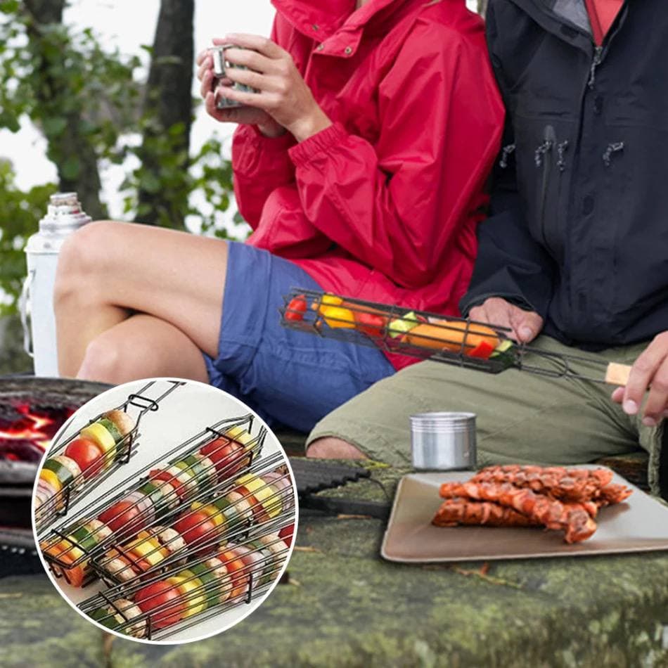 سيخ الشوي المميز لشوي اللحوم والدجاج والخضار