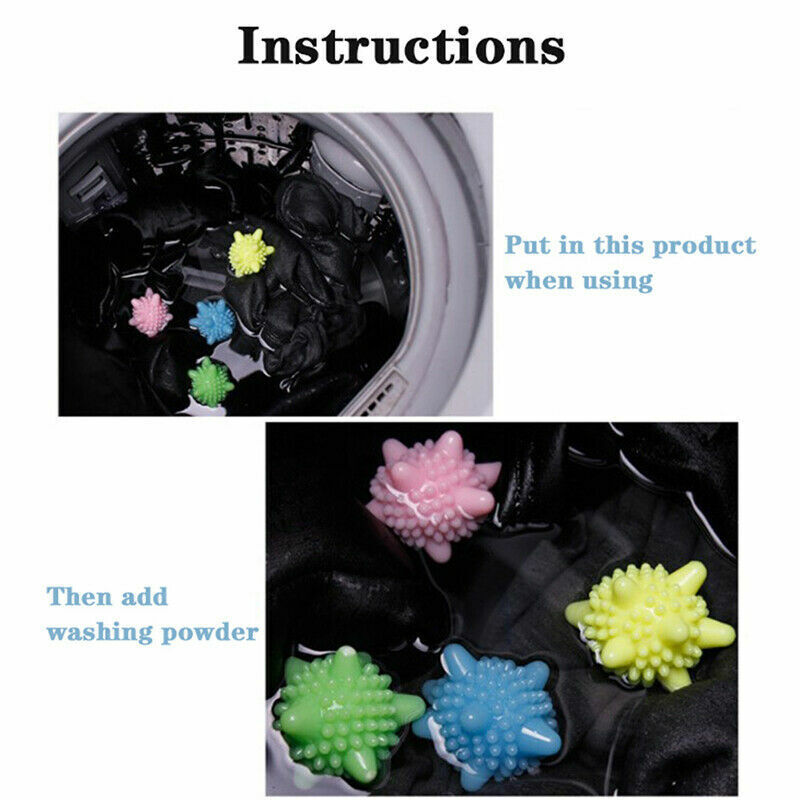 كرات غسيل مانعة لتشابك الملابس داخل الغسالة وتمنع تكون الوبر وتساعد علي خروج الملابس اكثر نظافة
