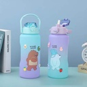 زجاجة مياه باندا للجيم والسفر والرحلات بشاليموه ويد 2 لتر