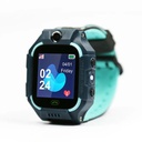 ساعة سمارت وتربروف بكاميرا وميكرفون للتبع ومراقبة الاطفال وتحديد منطقة امان وجود الطفل والتنبيه عند تخطيها بشاشة 1.33بوصة