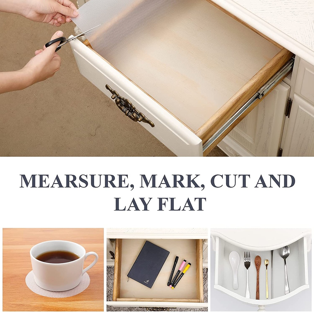 رول بطانه للادراج والارفف مانع للانزلاق وقابل للقص 5 متر