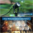 كشاف ومصباح شمسي لاضاءة الحدائق والممرات 4 قطع مع ريموت كنترول للتحكم عن بعد