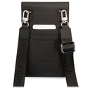 شنطة كتف كارل لاغرفيلد لحمل الموبايل والاساسيات الضرورية مع فتحات للبطاقات والكروت