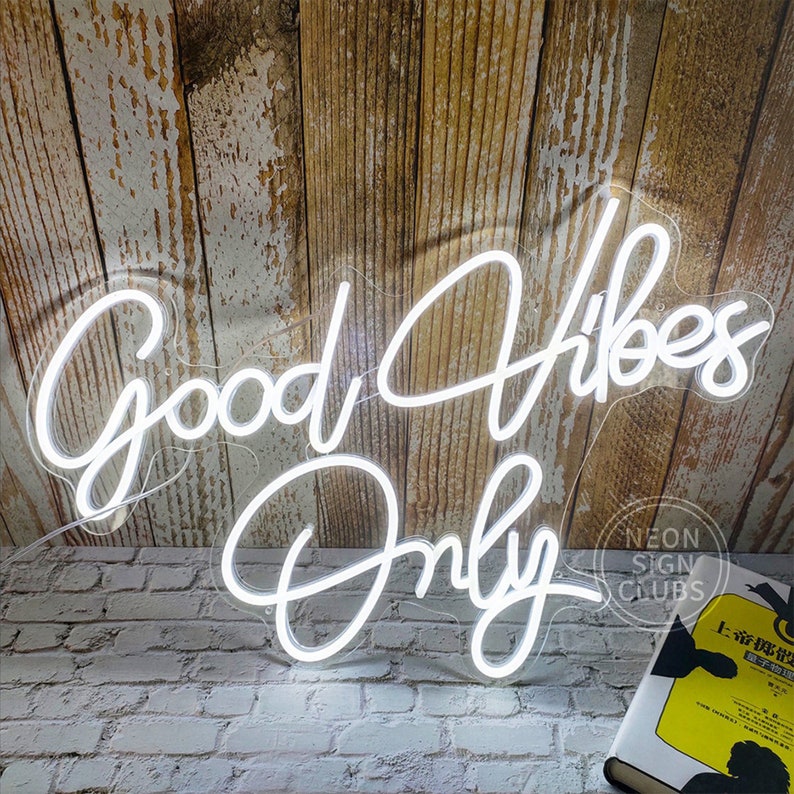 Good Vibes Only Neon Led Light Sign Art Decor