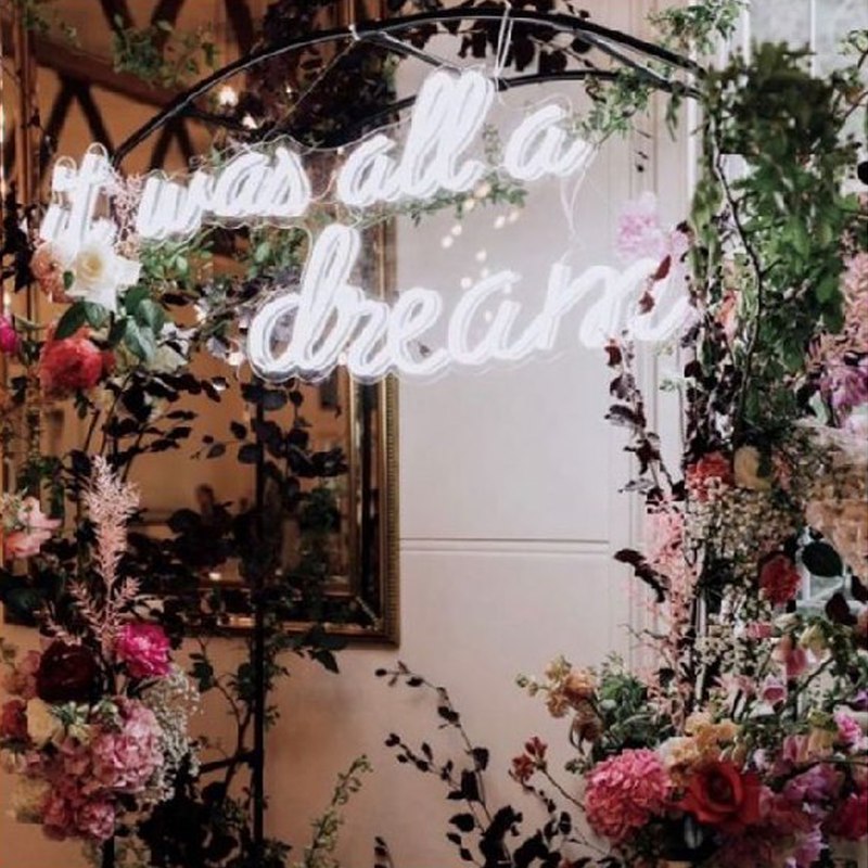 It Was All a Dream Neon Led Light Sign Art Decor