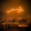 To The Moon Neon Led Light Sign Art Decor