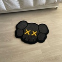 KAWS Face Fluffy Bedroom Rug