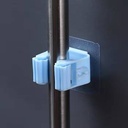 حامل مكانس فردي يثبت بلزق دبل فيس قوي