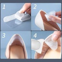 بطانة كعب سيليكون لأحذية الكعب العالي والرياضية لمنع القرح وآلام القرح بلزق دبل فيس قوي