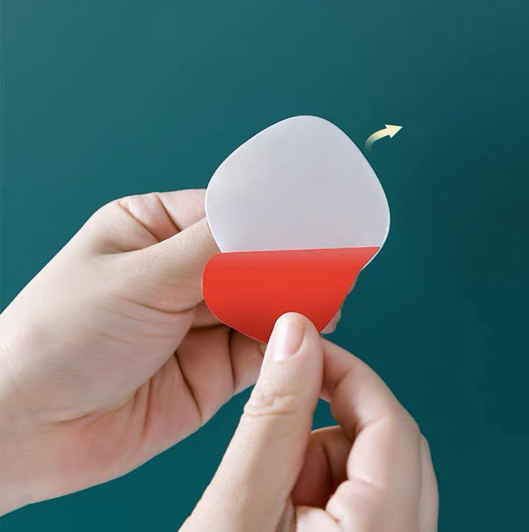 هوك ذاتي اللصق بديل للمسامير لتعليق الملابس وادوات الحمام والمطبخ 4 قطع