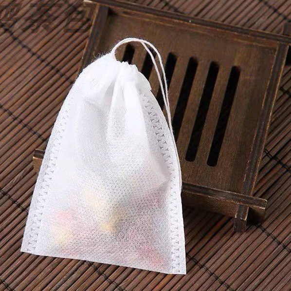 مجموعة اكياس فلتر للشاي والاعشاب 100 قطعة للاستعمال مره واحده