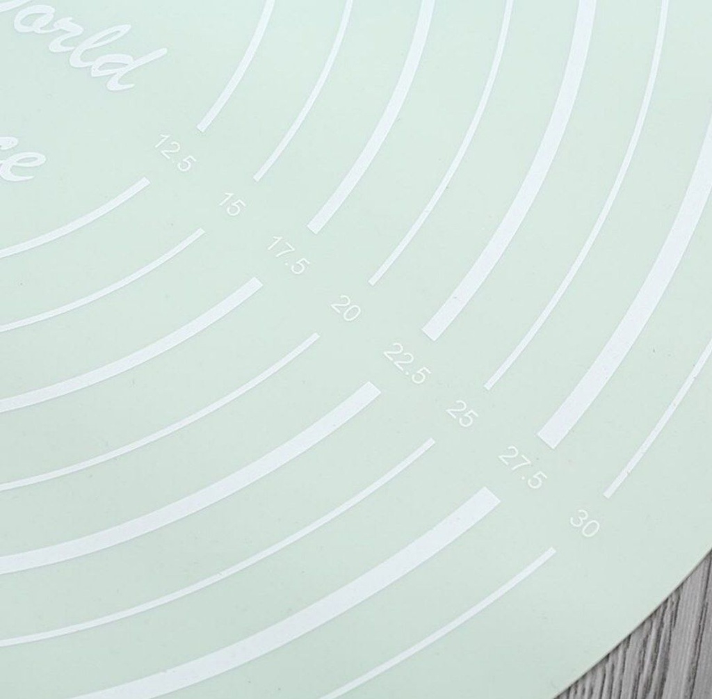 نشابة ومفرش عجين سيليكون غير لاصق لصنع الفطائر والبيتزا