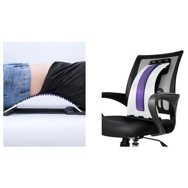مسند دعم ظهر وقطنية وتصحيح وصع العمود الفقري ب 3 ارتفاعات مختلفة قابلة للتعديل
