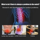 مسند دعم ظهر وقطنية وتصحيح وصع العمود الفقري ب 3 ارتفاعات مختلفة قابلة للتعديل