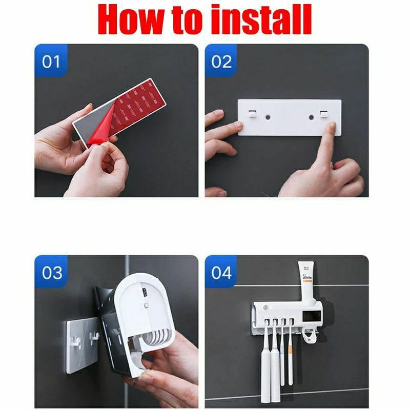 حامل الفرش والمعجون الأتوماتيك بجهاز التعقيم