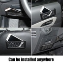 شبكة سيارة ذاتية اللصق لحمل وتخزين الموبايل والمفاتيح والمحافظ