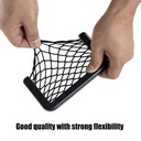 شبكة سيارة ذاتية اللصق لحمل وتخزين الموبايل والمفاتيح والمحافظ