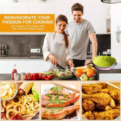 بطانة وقاعدة اير فراير سيليكون غير لاصق قابل للغسيل لاعادة الاستخدام