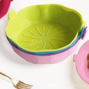 بطانة وقاعدة اير فراير سيليكون غير لاصق قابل للغسيل لاعادة الاستخدام