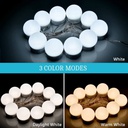 لمبات مراية ليد للتركيب على أي مراية للإضائة المبهرة بثلاث درجات