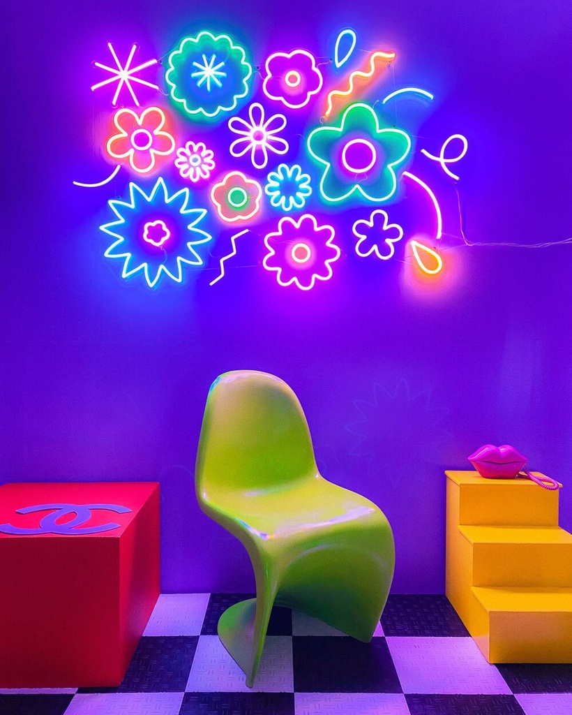 Flowers Neon Led Light Sign Art Decor