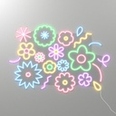 Flowers Neon Led Light Sign Art Decor