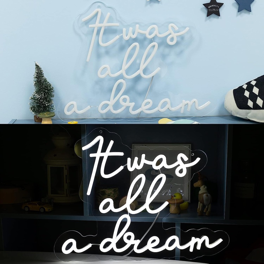 It Was All a Dream Neon Led Light Sign Art Decor ‎