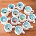 3D Mug with Cute Animal Inside for Tea, Juice, Milk Chocolate, Cappuccino 400 ml