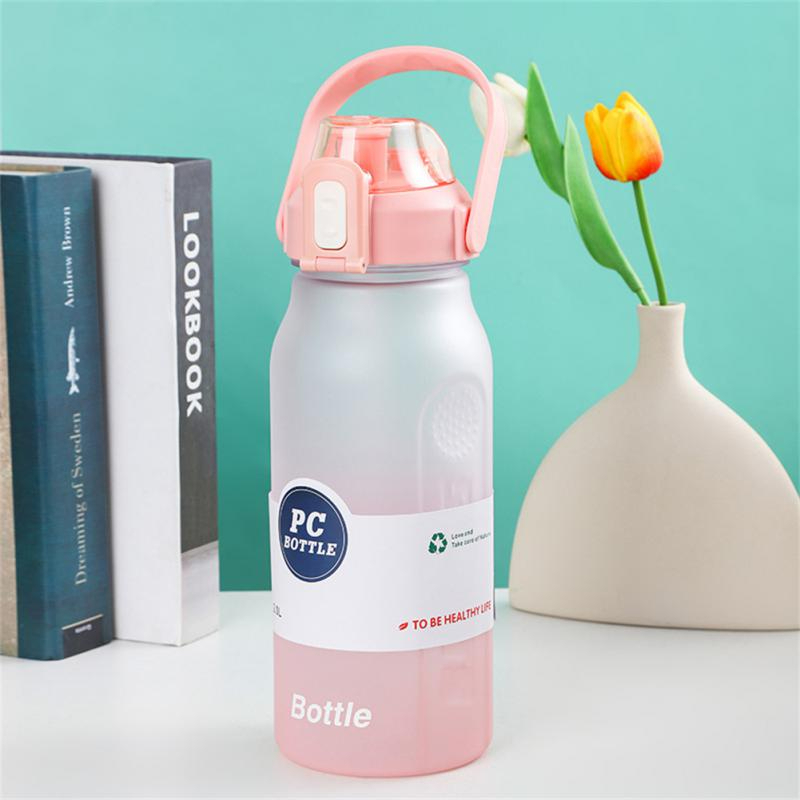 Jumbo Water Bottle With Straw  For Gym 2 L