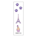 I 💜 Purple Vinyl Sticker Pack Reusable &amp; Waterproof