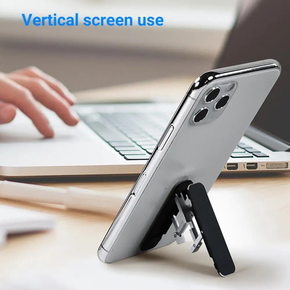استاند حامل موبايل ميني قابل للتعديل افقي وعمودي بلزق دبل فيس قوي