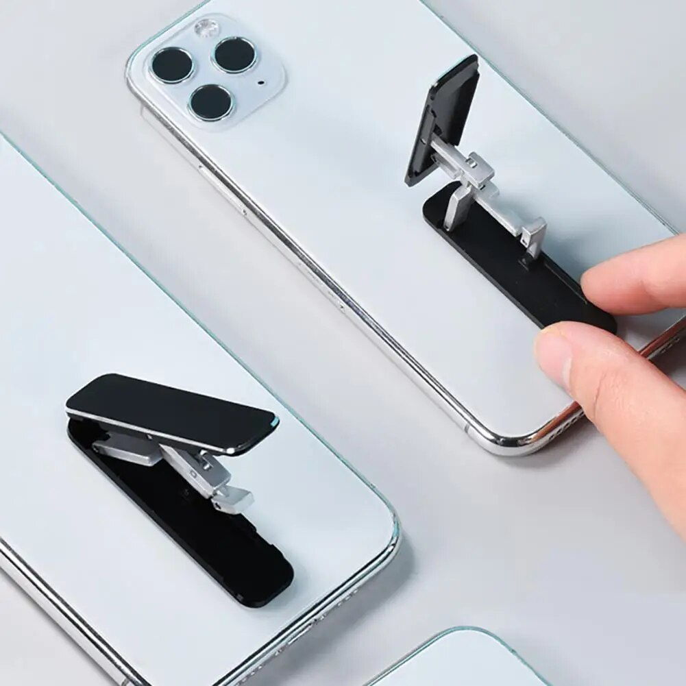 استاند حامل موبايل ميني قابل للتعديل افقي وعمودي بلزق دبل فيس قوي