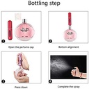 بخاخ عطر ميني قابل لاعادة التعبئة لشنط اليد والسفر والرحلات الوان مختلفة