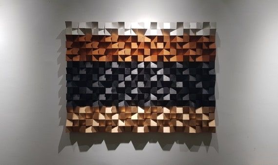 The Splendid Universe Mosaic 3D Wood Wall Art