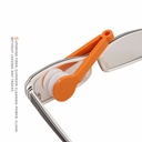 مساحة نظارات بفرشة ناعمة تحميه من الخدوش